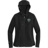Biggby Spartans New Era Ladies French Terry Full-Zip Hoodie