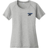 Grand Valley Stars Ladies PosiCharge Tri-Blend Wicking Scoop Neck Raglan Tee