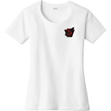 Strathroy Rockets Ladies PosiCharge Tri-Blend Wicking Scoop Neck Raglan Tee