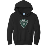 Biggby Spartans Youth Core Fleece Pullover Hooded Sweatshirt
